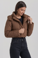 Jaqueta Puffer Cropped